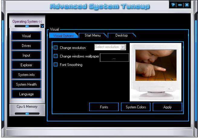 Advanced System Tune up Screenshot